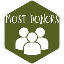 Most Donors on Your Team
